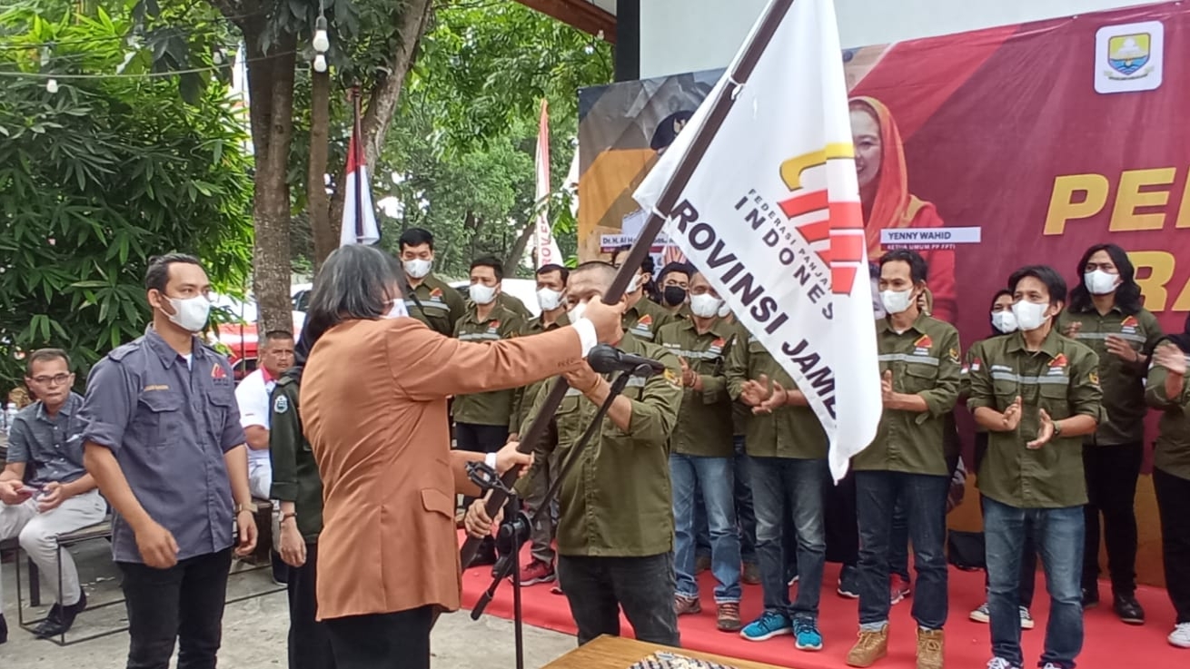 Pelantikan pengurus Pengprov FPTI Jambi 