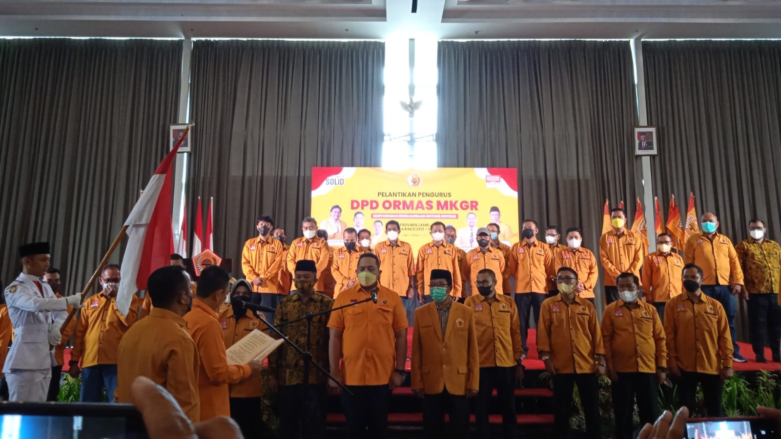 Pelantikan DPD MKGR Provinsi Jambi 