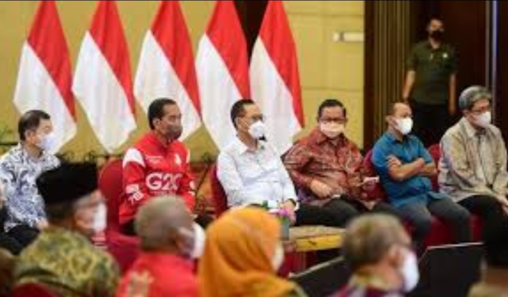 Jokowi saat kemah di IKN Nusantara titik nol