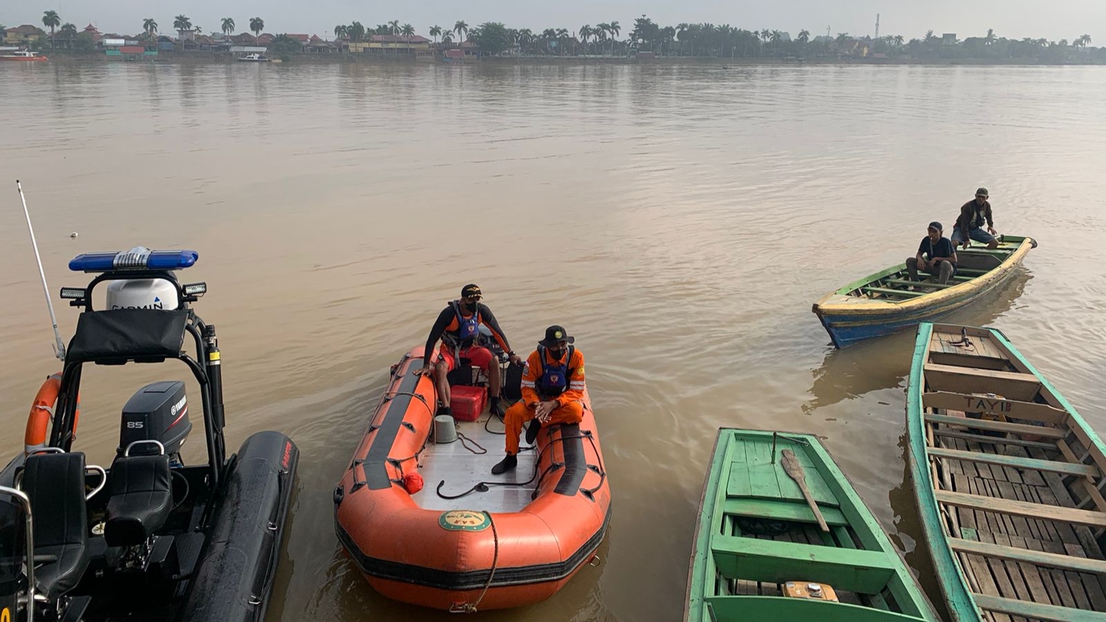 Pencairan Miko, anak tenggelam saat berenang di Sungai Batanghari 