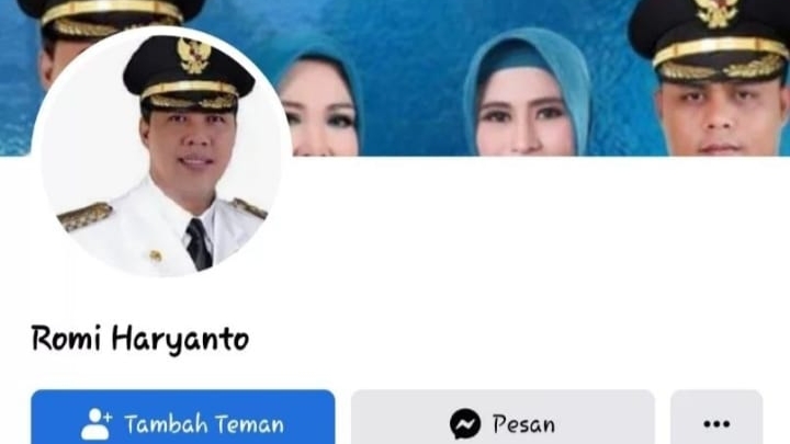 Akun palsu Facebook mengatasnamakan Romi Hariyanto 