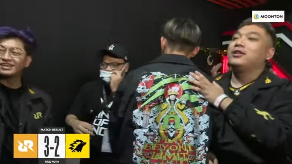 RRQ Hoshi saat menang atas ONIC Esports di final MPL ID Season 9 