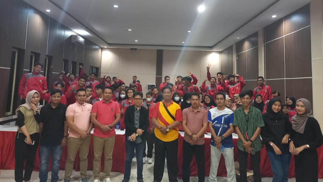 Silaturahmi Ansori dengan atlet POPDA Tebo