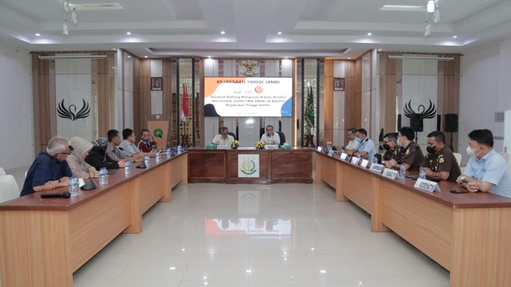Wakjati Jambi saat terima kunjungan IKA UNJA