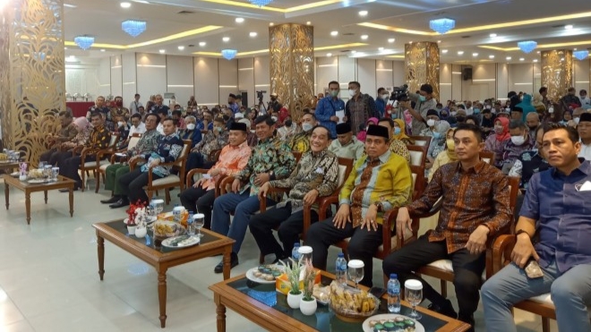 Gubernur Al Haris saat hadiri halal bihalal BMKJ Jakarta