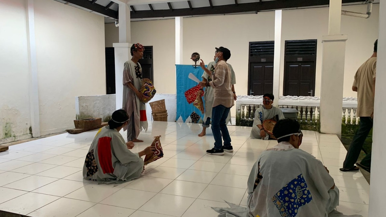 Suasana latihan Teater Tonggak 