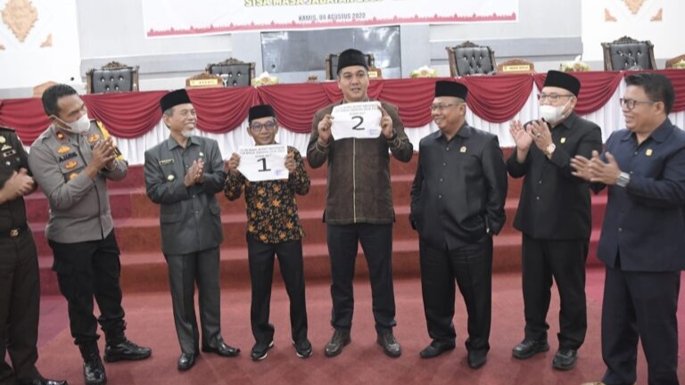 Pencabutan nomor urut Cawabup Merangin 