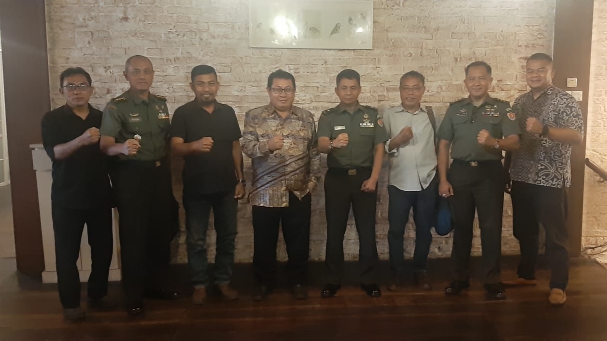Teritorial Angkatan Darat saat kunjungi SMSI