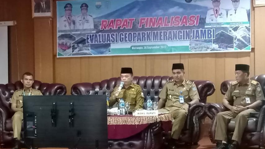 Rapat finalisasi Assesment Geopark Merangin-Jambi