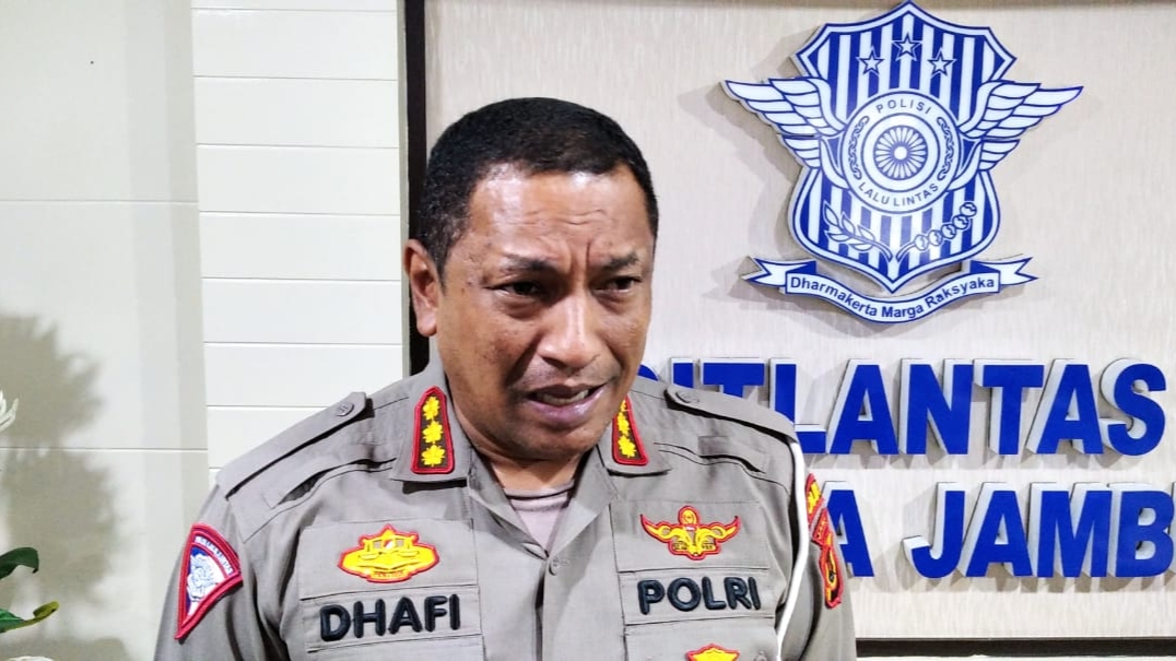 Direktur Lalu Lintas Polda Jambi, Kombes Pol Dhafi