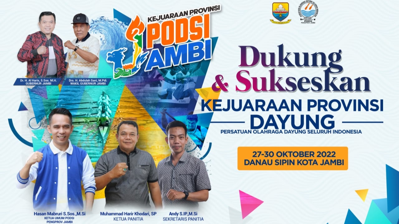 Kejurprov dayung PODSI Jambi tahun 2022