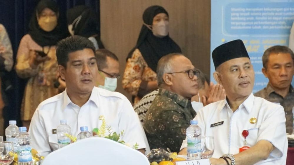 Wabup Nilwan saat hadiri pembukaan Strategi dan Aksi Percepatan Penurunan Stunting