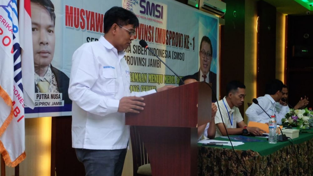 Ketua SMSI Provinsi Jambi, Muhtadi Putra Nusa