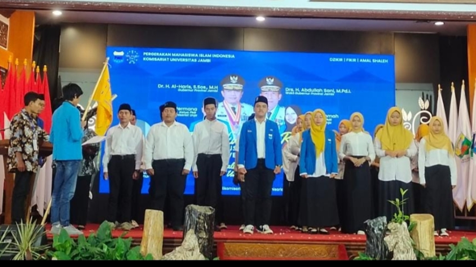 Pengukuhan PMII Komisariat UNJA masa bhakti 2022-2023