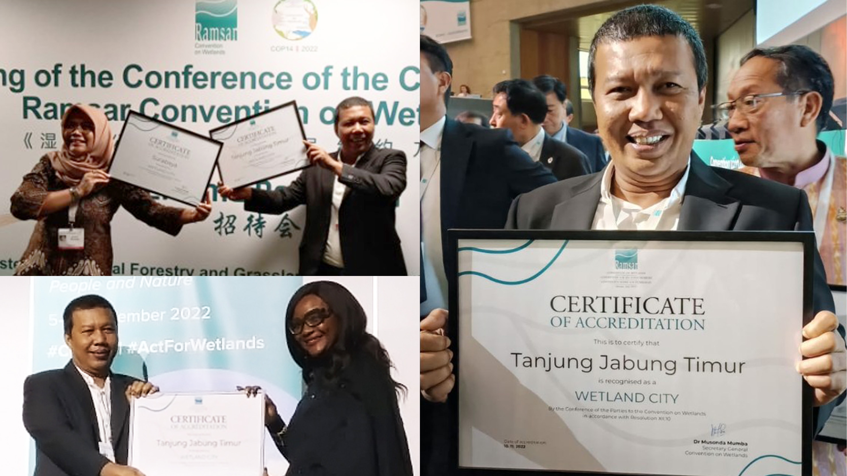 Bupati Romi terima penghargaan Ramsar's Award 