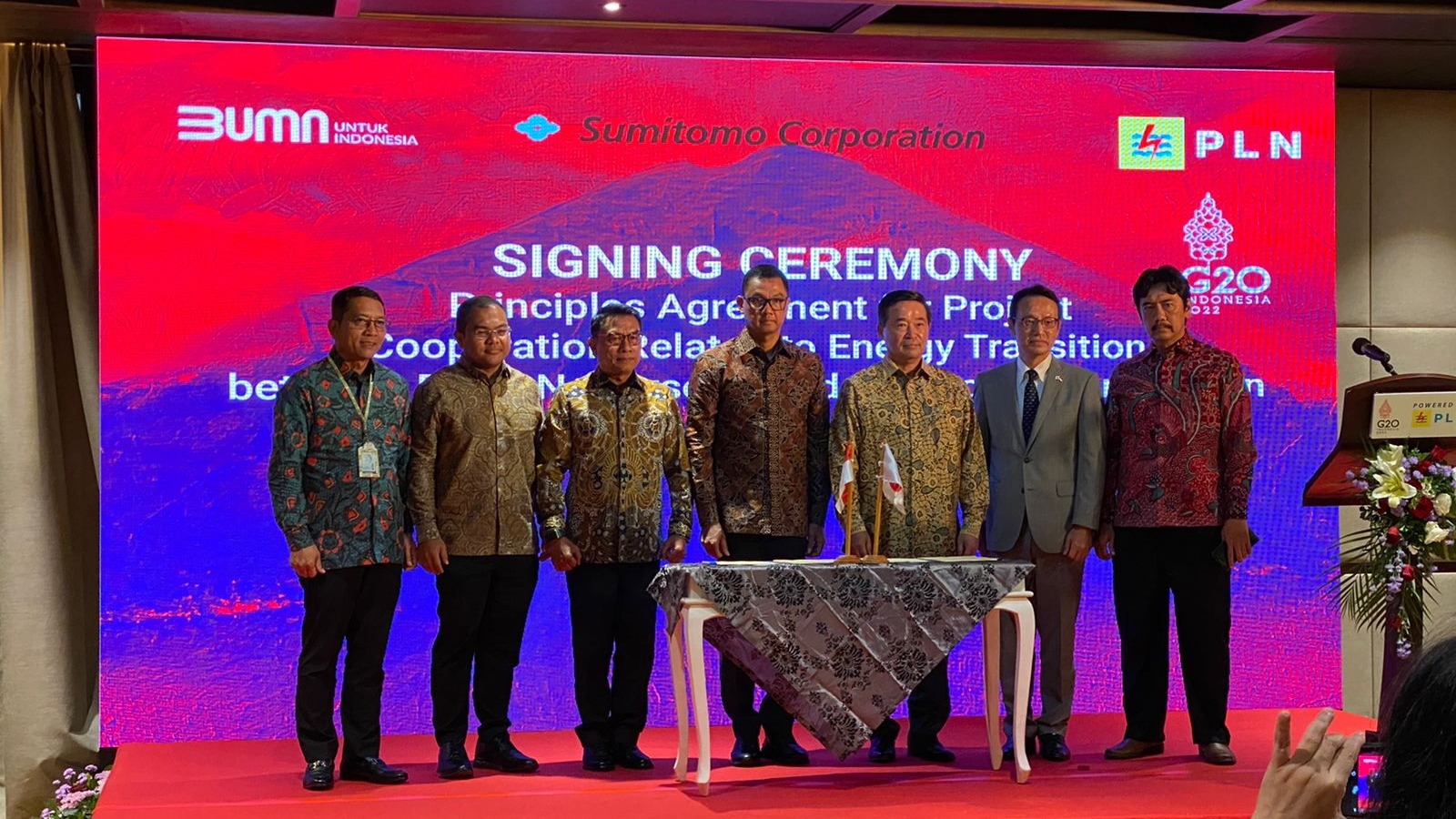 Kerjasama Proyek Terkait Transisi Energi antara PLN dan Sumitomo Corporation