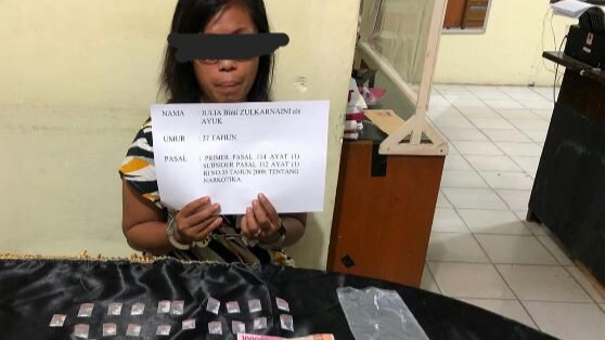 Polres Merangin amankan seorang wanita pengedar narkoba