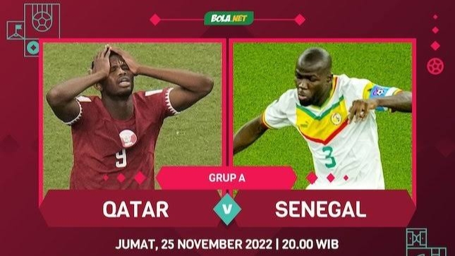 Qatar vs Senegal Piala Dunia 2022 di di Al Thumama Stadium, Jumat (25/11/2022)