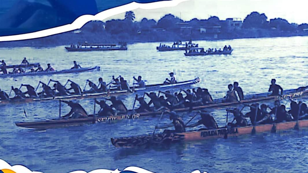 Lomba Perahu Tradisional yang digagas PODSI Jambi berkerjasama dengan Dispora Jambi