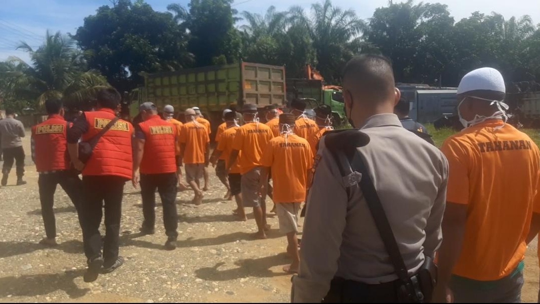 13 pelaku PETI di Lantak Seribu Merangin diamankan polisi