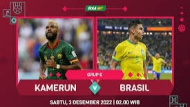 Brazil vs Kamerun Piala Dunia 2022 Qatar