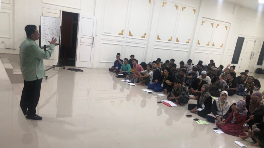 Kemas Alfarabi Jadi Pemateri PKD PMII Komisariat STAI Ma'arif, Minggu (11/12)