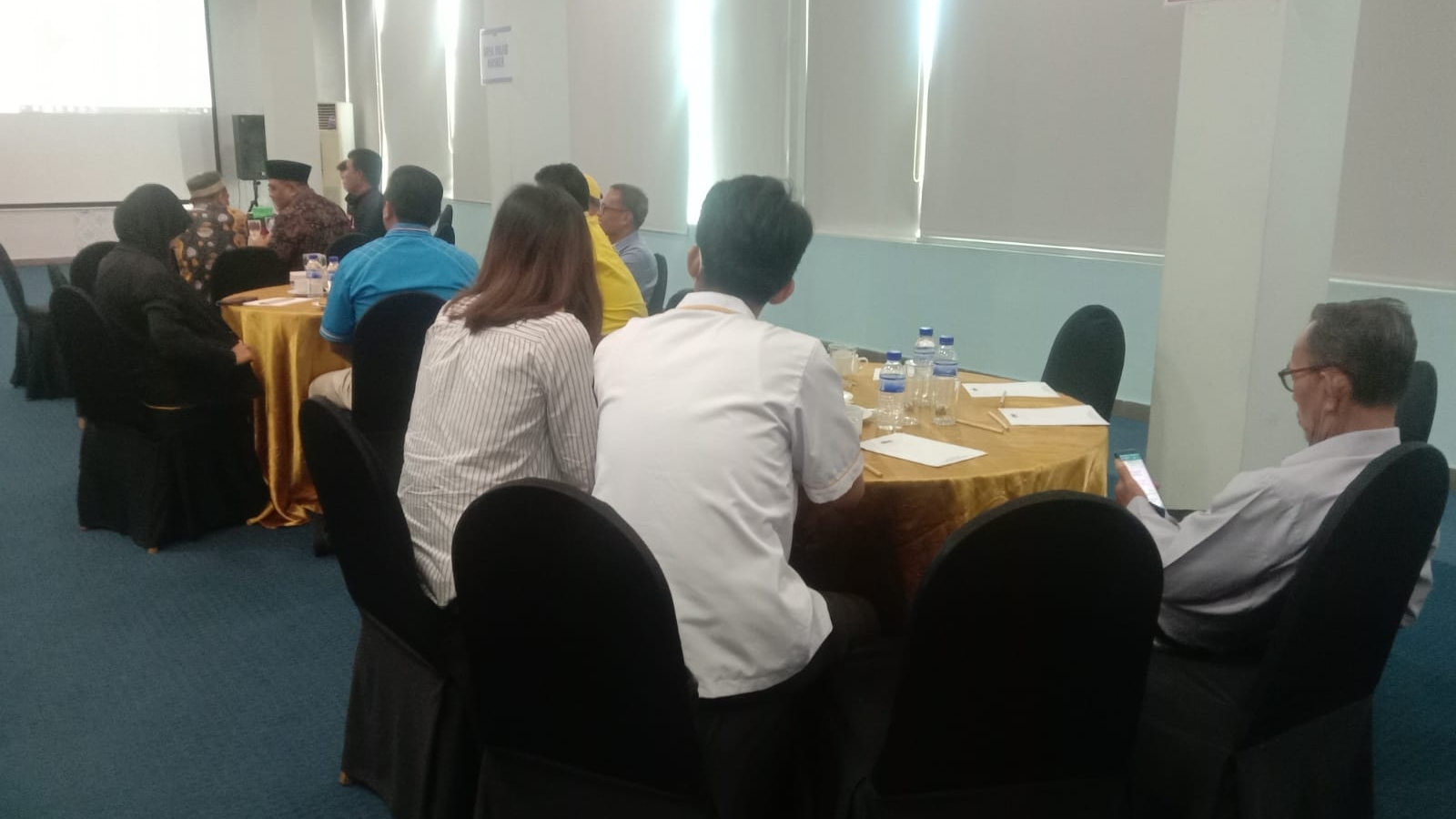 Uji publik Dapil DPRD oleh KPU Kota Jambi di Shang Ratu Hotel, Rabu (14/12)
