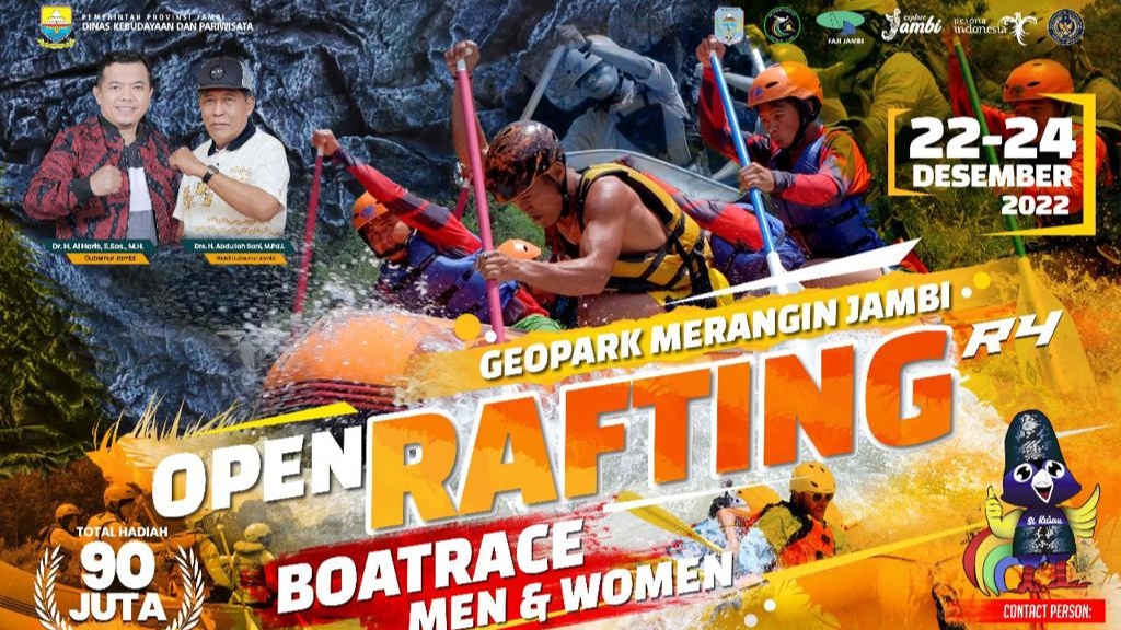 Geoprak Merangin Jambi Open Rafting 2022