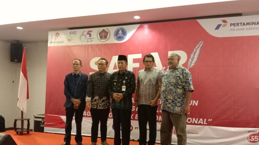 Wagub Abdullah buka safari jurnalistik PWI Provinsi Jambi di Swiss-Belhotel, Kamis (29/12)