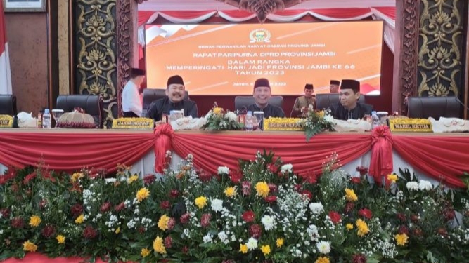 DPRD Provinsi Jambi gelar Paripurna Istimewa HUT ke-66 Provinsi Jambi, Jumat (6/1)