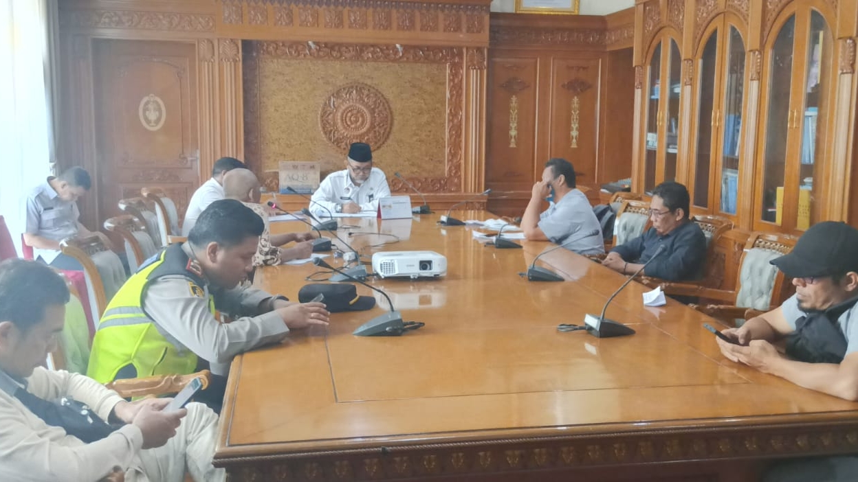 Pertemuan GMJ dengan Sekda Jambi di ruang Sekda, Rabu (25/1)