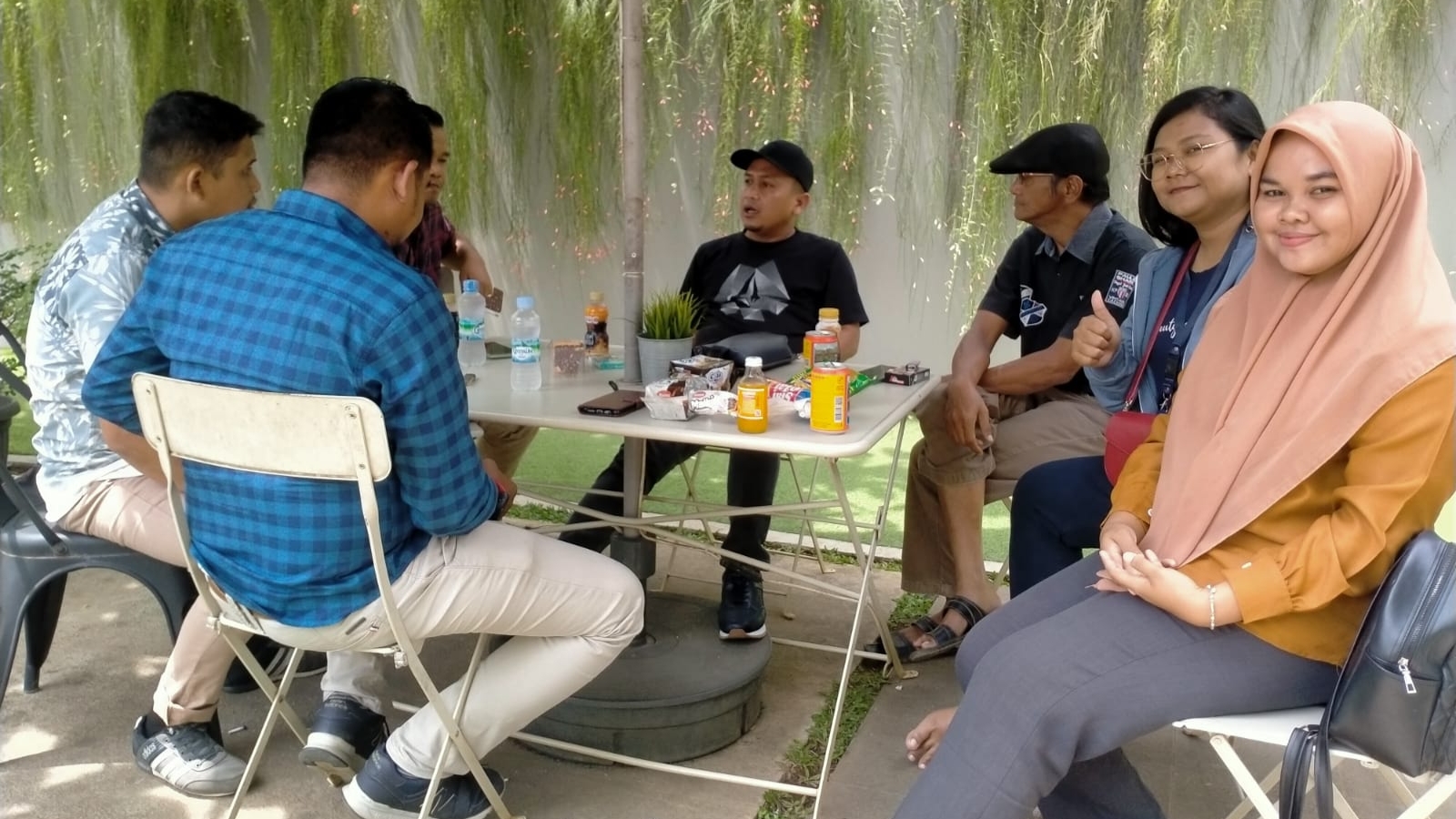 Pengurus SMSI Bungo silaturahmi dengan Ketua Dewan Penasehat, Kamis (26/1)