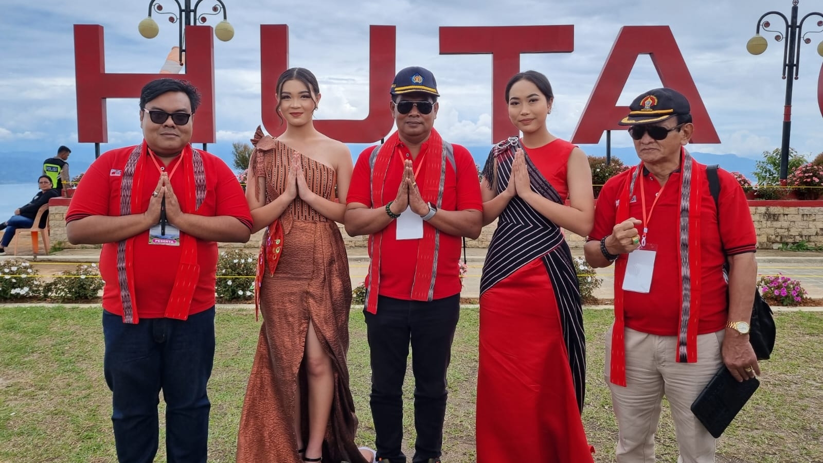 Delegasi SMSI Jambi saat ikuti Ekspedisi Geoprak Kaldera Toba, Sabtu (4/2)