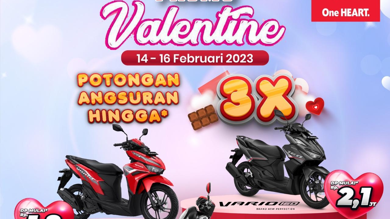 Potongan valentine Sinsen Motor Honda