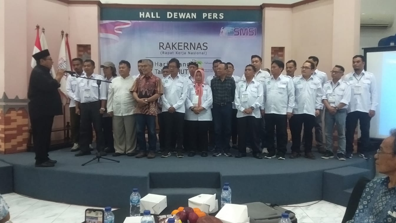 Risza S Bassar dilantik jadi Ketua Forum Pemred SMSI Jambi, Senin (6/3)