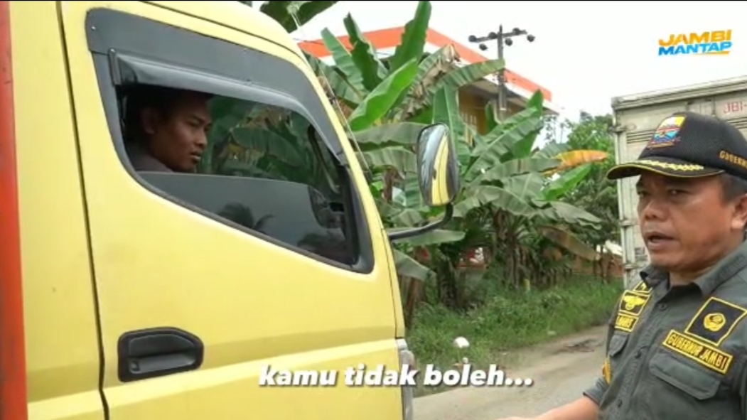 Gubernur Al Haris tegur keras sopir batu bara yang beroperasi siang hari, Kamis (16/3)