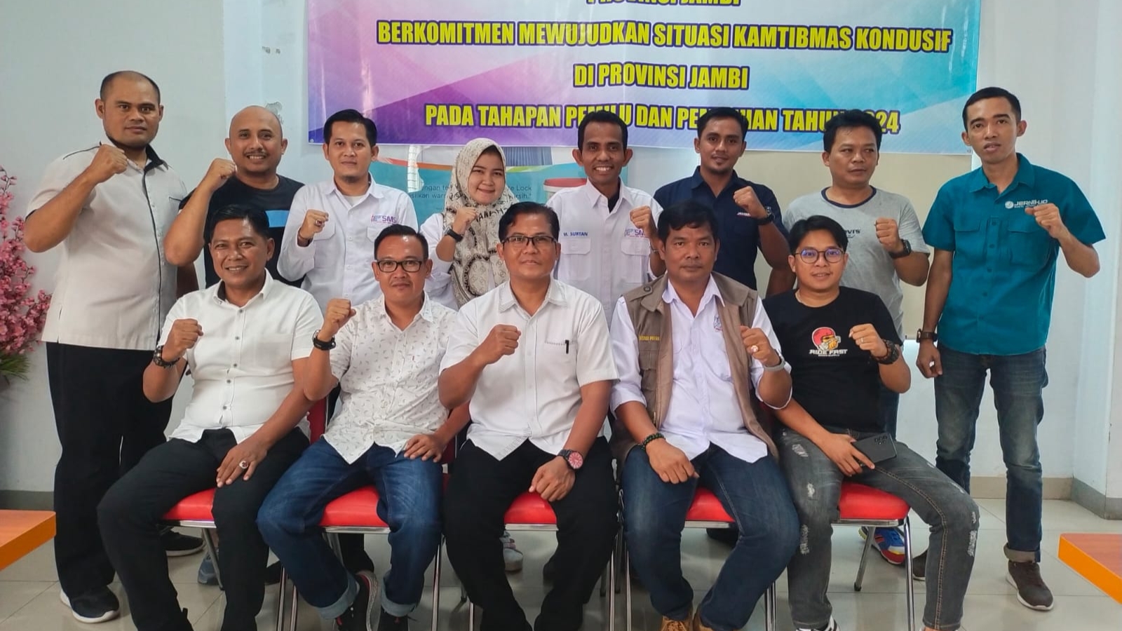 Silaturahmi Ditintelkam Polda Jambi dengan pengurus SMSI Provinsi Jambi 