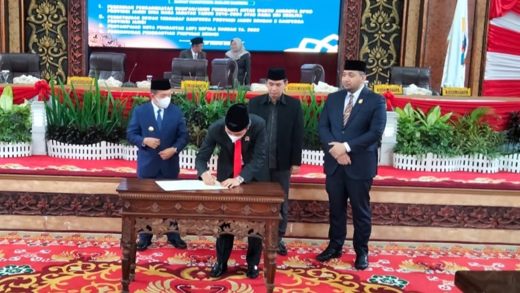 DPRD Provinsi Jambi setujui 3 Ranperda baru, Senin (27/3)