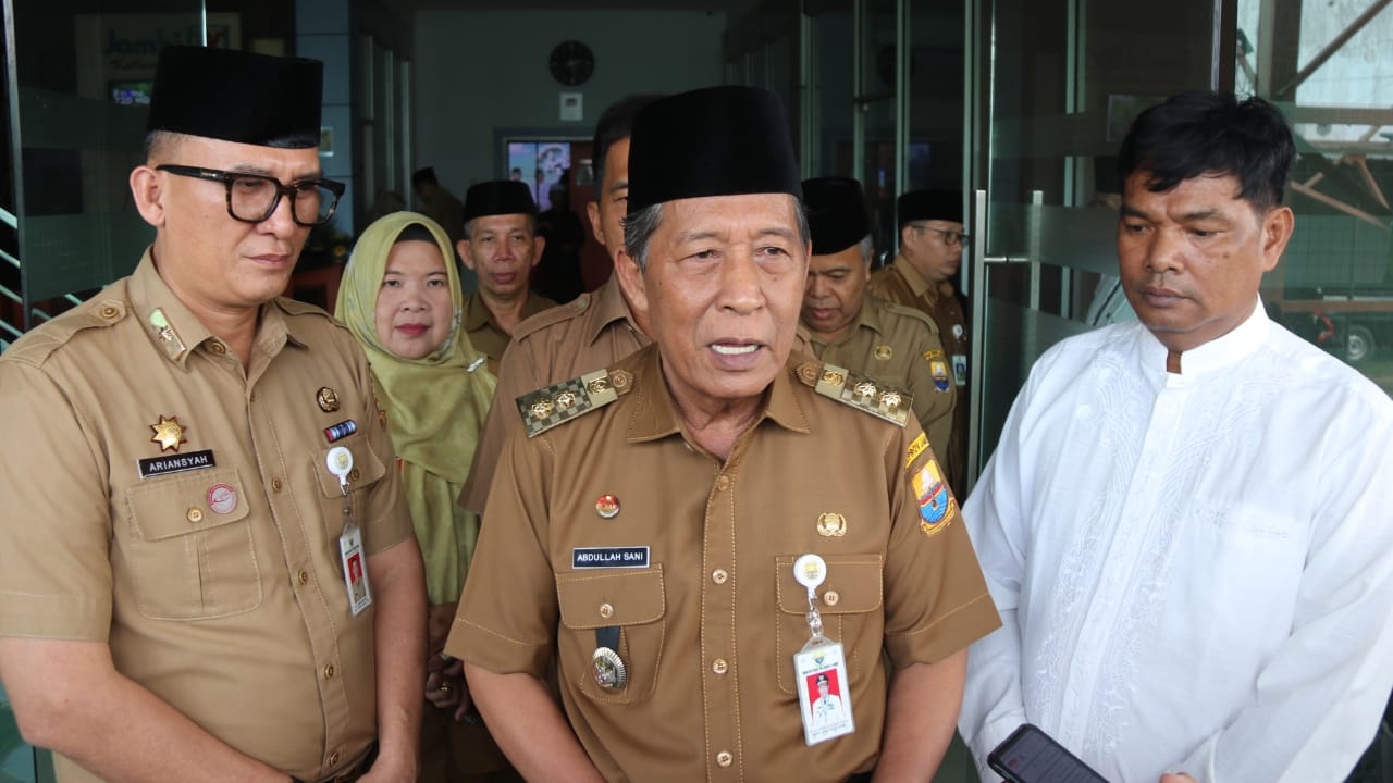Wagub Abdullah Sani buka kegiatan Ramadhan Ceria yang digagas JambiTV, Selasa (28/3)