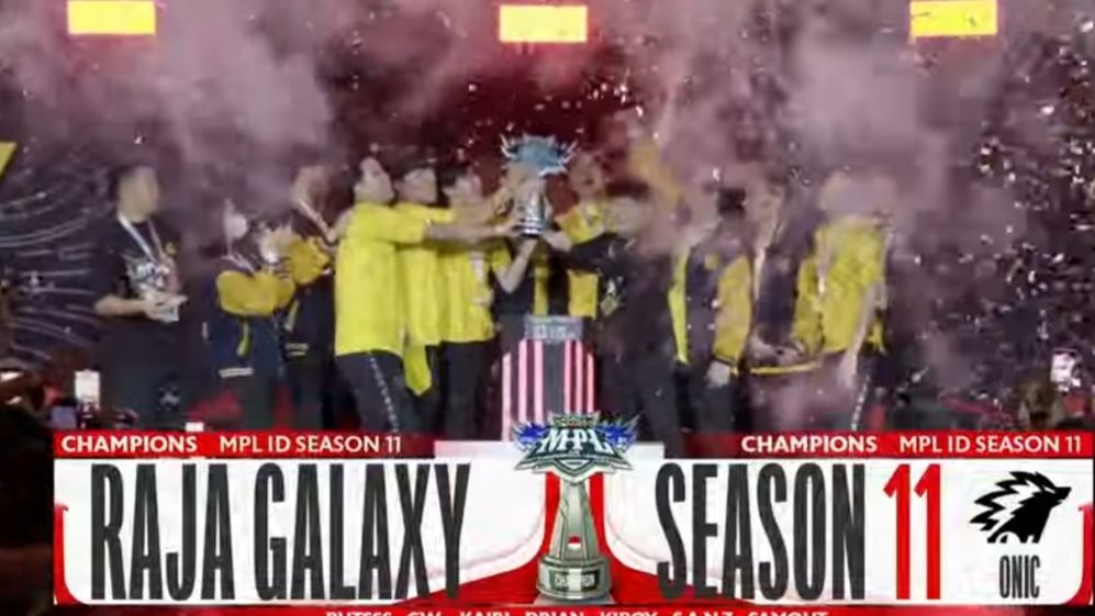 ONIC Esports saat juarai MPL Indonesia season 11