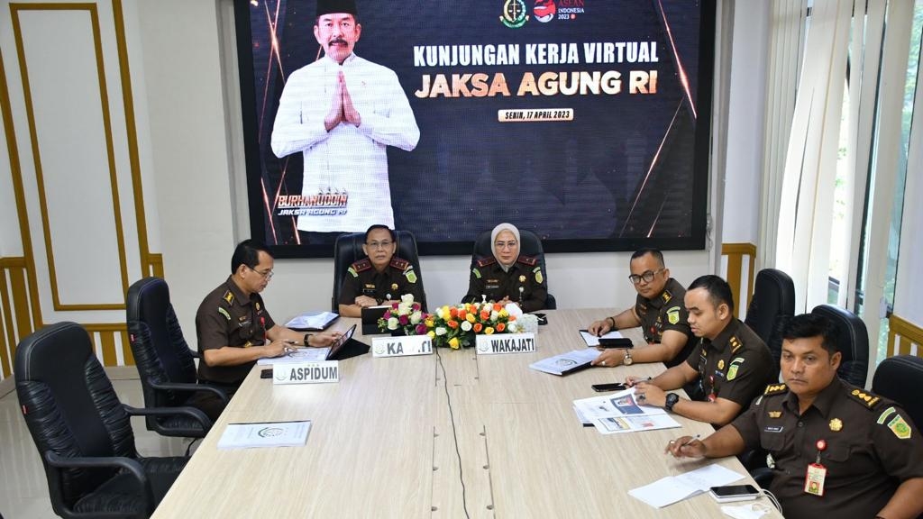 Vidcon penghentian kasus dua tersangka di Kota Jambi berdasarkan restoratif justice 