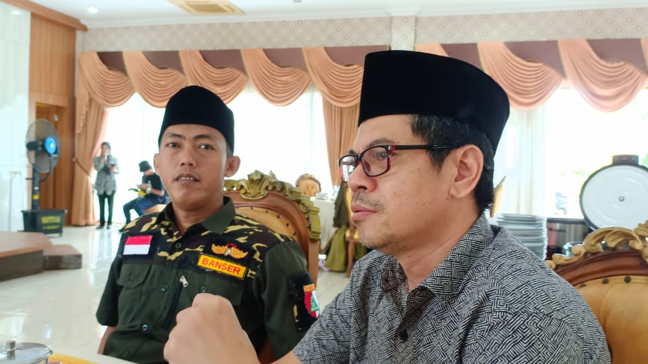 Mantan Ketua GP Ansor Tebo Hadiri Halal bi Halal Banom NU Tebo