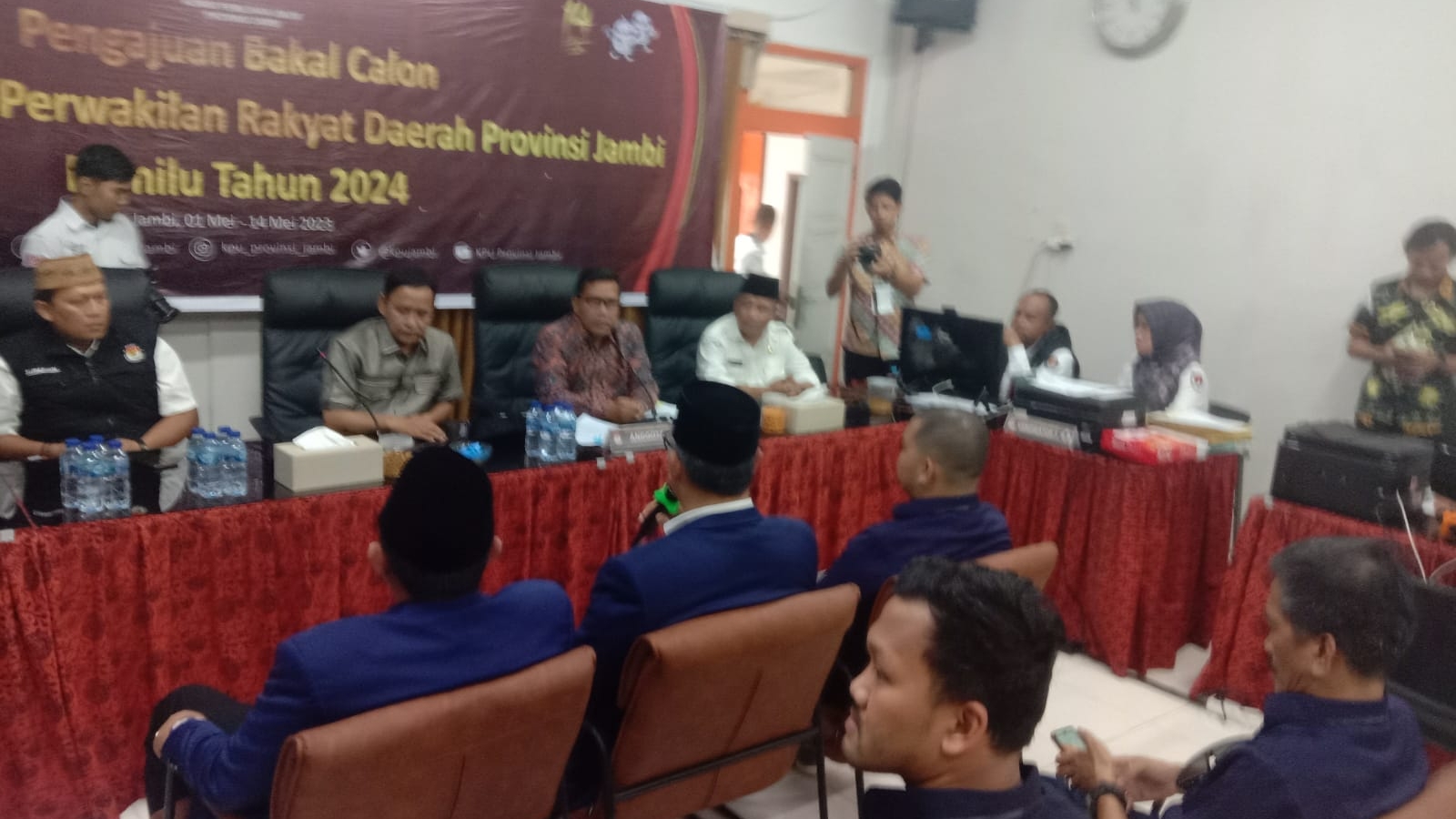 Pendaftaran DPW Partai Nasdem ke KPU Provinsi Jambi, Kamis (11/5)