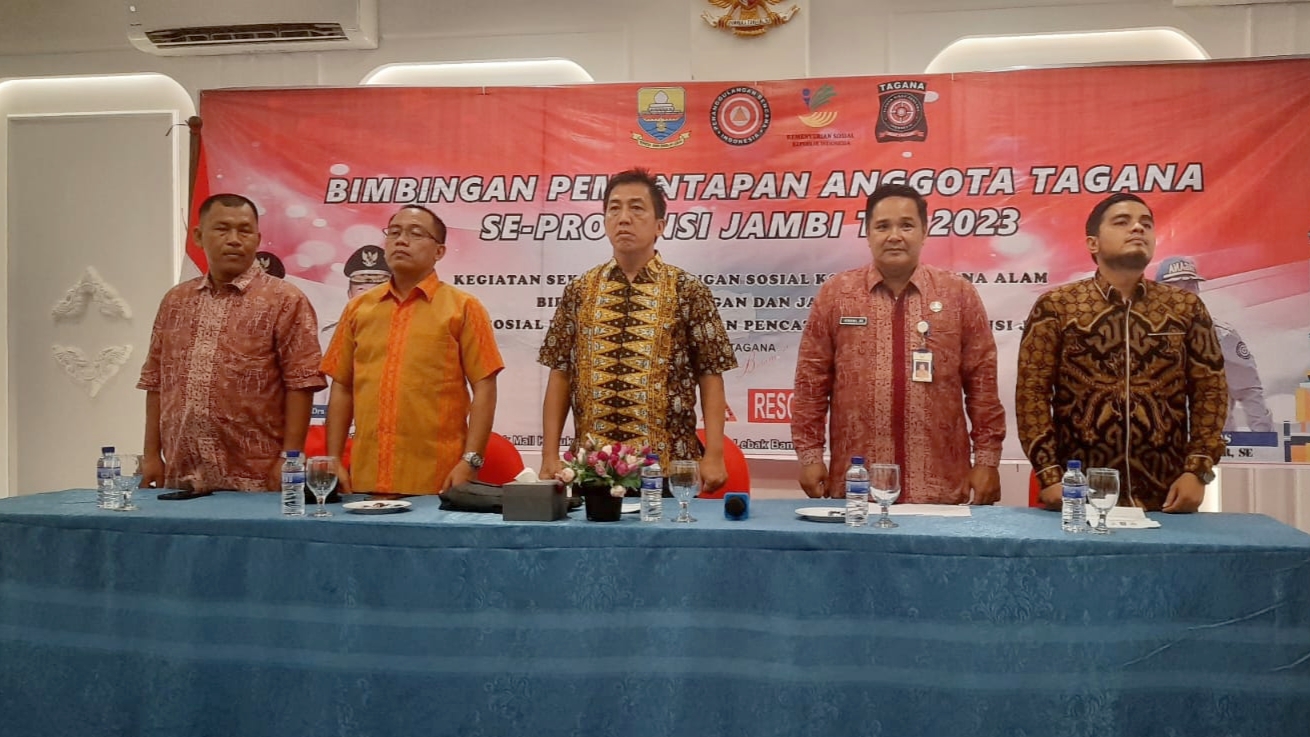 Bimbingan pemantapan anggota Tagana Provinsi Jambi tahun 2023