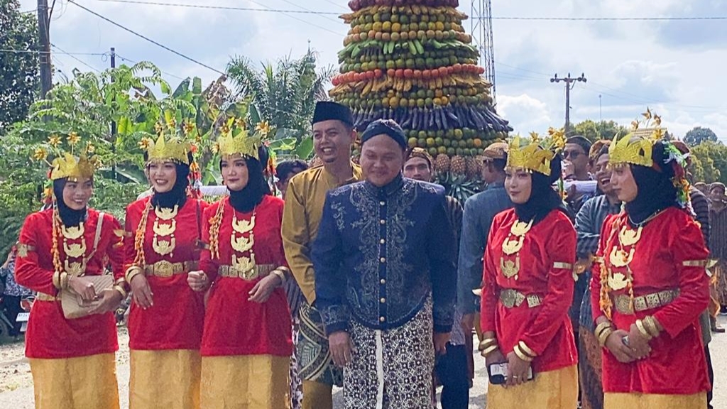 Orang Muda Ganjar saat hadiri perayaan HUT Desa Tegal Arum