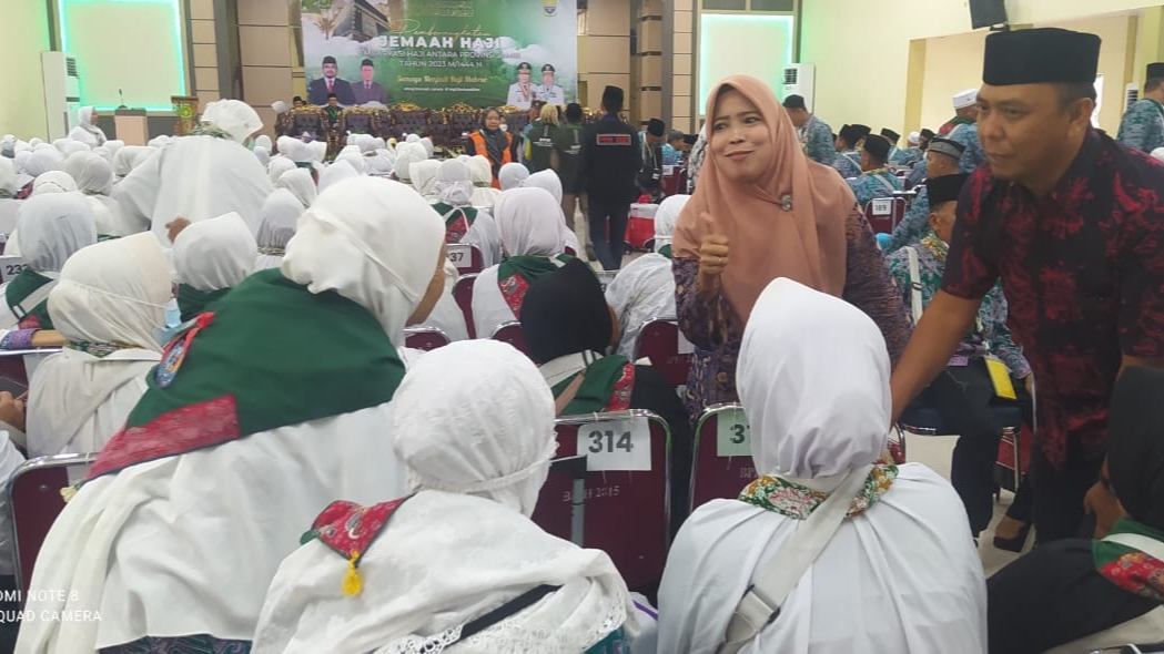 Keberangkatan kloter 20 calon jemaah haji Merangin 