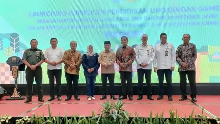 Al Haris hadiri launching kurikulum pendidikan lingkungan gambut, Rabu (14/6)