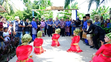 Abdullah Sani saat hadiri penilaian Destinasi Wisata Kampung Wisata Baselang Bakung Jaya Kota Jambi