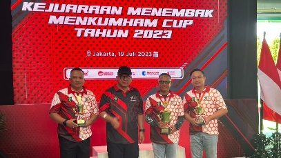 Kalapas Kuala Tungkal raih juara II menembak Menkumham Cup 2023