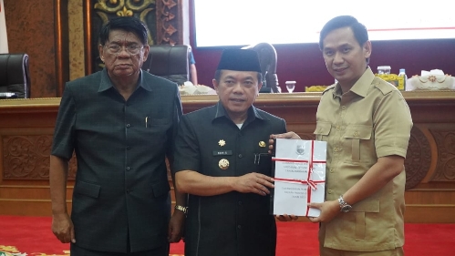 DPRD Jambi gelar rapat paripurna penyampaian nota pengantar rancanagn KUPA PPAS 2023